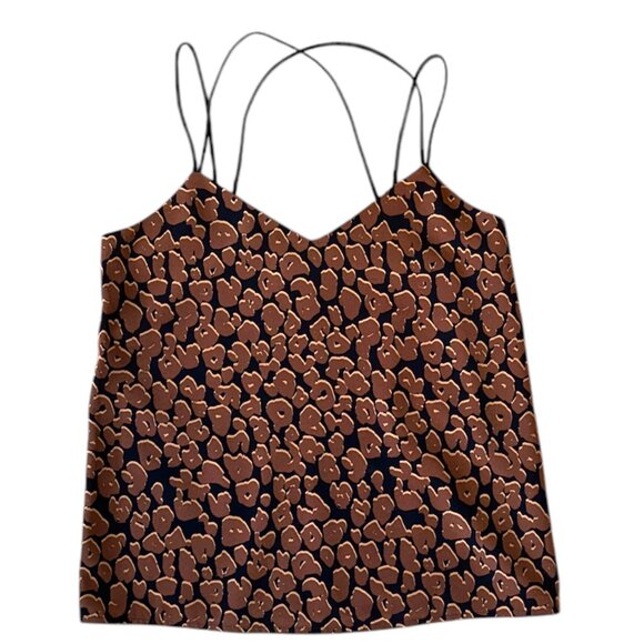 Scotch & Soda Tops - Scotch & Soda maison scotch jersey leopard camisole tank